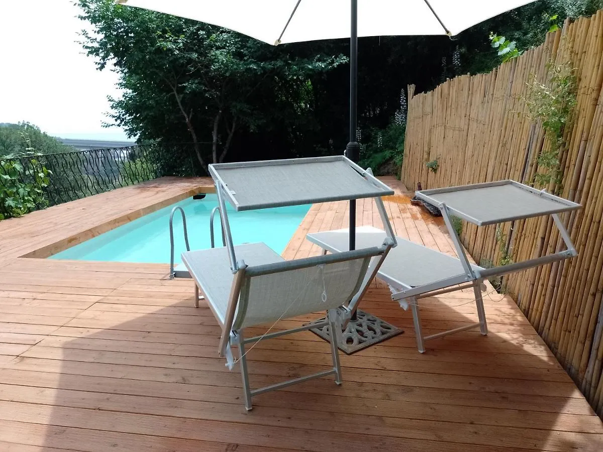 Apartment Ferienwohnung Flat With Panoramic Terrace And Private Pool Mt5X3 Taormina Italien