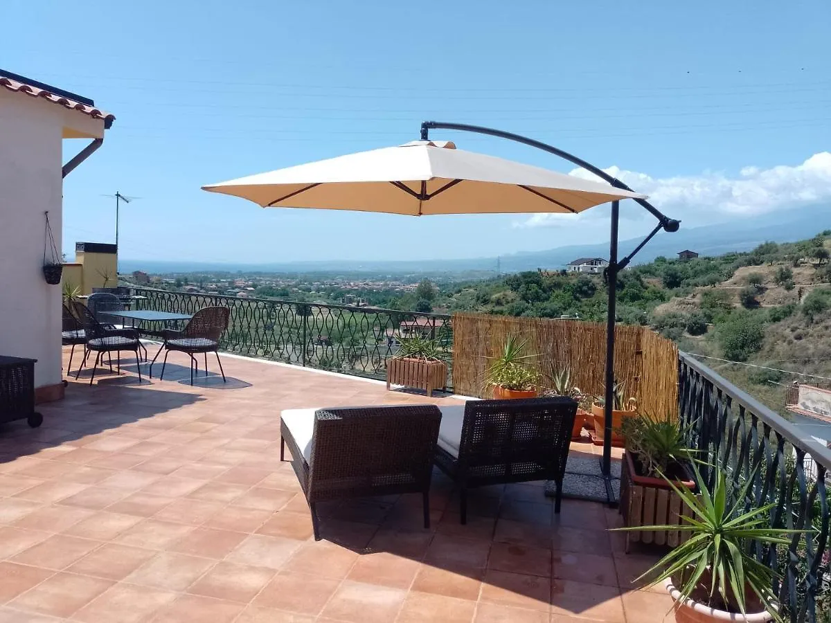 Flat With Panoramic Terrace And Private Pool Mt5X3 Apartment Taormina Italy